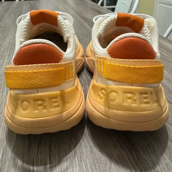 Sorel + Prana Women’s Orange and Cream Slip on Sneakers W6 EU 37 - Picture 8 of 8